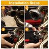 38mm auf 38mm Flanschadapter Praktischer Verteileradapter für Auto-Modifikationen
