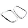 2Pcs Silver Tail Light Trim Bezel For BMW Mini Cooper R56 R57 R58 R59 2007-2014