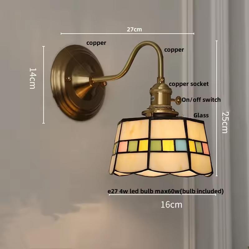 Vintage Creative Tiffany LED Pendant Light for Bedroom Lamp Dining Room Bar Atmosphere Decoration Hanging Lighting Chandeliers