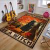 Embrace Your Inner Witch Patterned Carpet, Non Slip Mat Suitable for Living Room and Bedroom Sofas