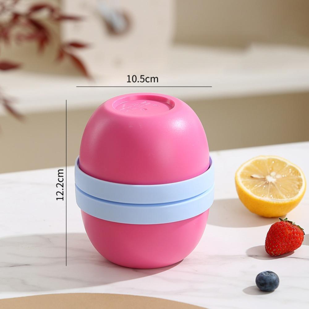 

Double Layer Overnight Oats Container with Lids and Spoons Large Capacity Oatmeal Cereal Nut Yogurt Cup PP Seal