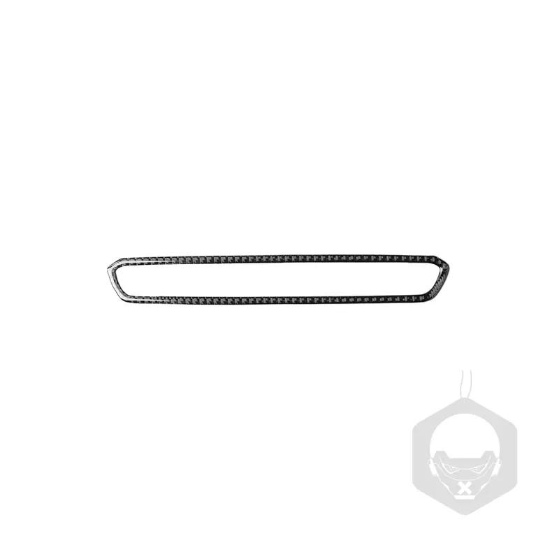 For BMW 4 Series G22 G23 G26 -2024 Carbon Fiber Center Console CD AC Radio Buttons Interior Car Accessories Cover Stickers