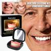 Immediate Denture Bases for Adults, Temporary Full Mouth Denture Base Plate, Designed for Toothless Adults Oral Restoration