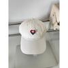 Embroidered Love Cloth Stickers Quick Drying Baseball Cap for Women In Summer Cute Face Showing Small Versatile Soft Top Baseball Cap