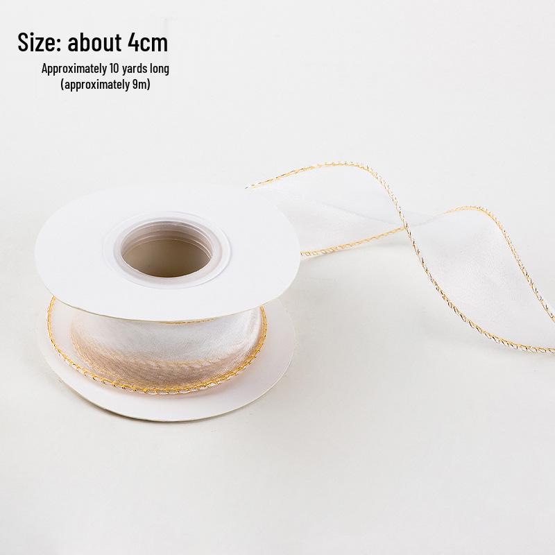 Elegant Fishtail Silk Ribbon for Cake and Bouquet Decoration