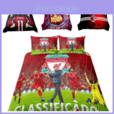 Football-themed Bedding Set Includes Duvet Cover And Pillowcase Polyester Material