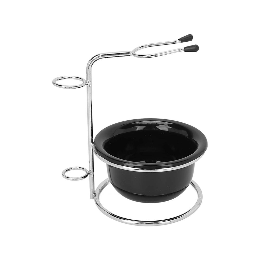 Men's Shaving Bowl Beard Care Cleaning Stainless Steel Shaving Bowl Stand Shaving Tool Set for Barber