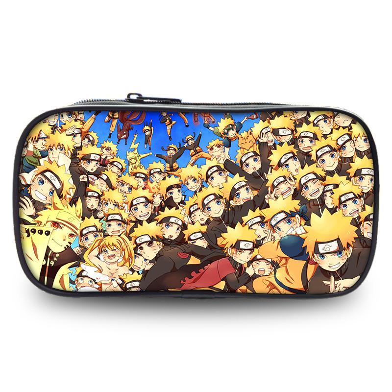 Naruto Anime Character Print Student Single Layer Stationery Storage Bag