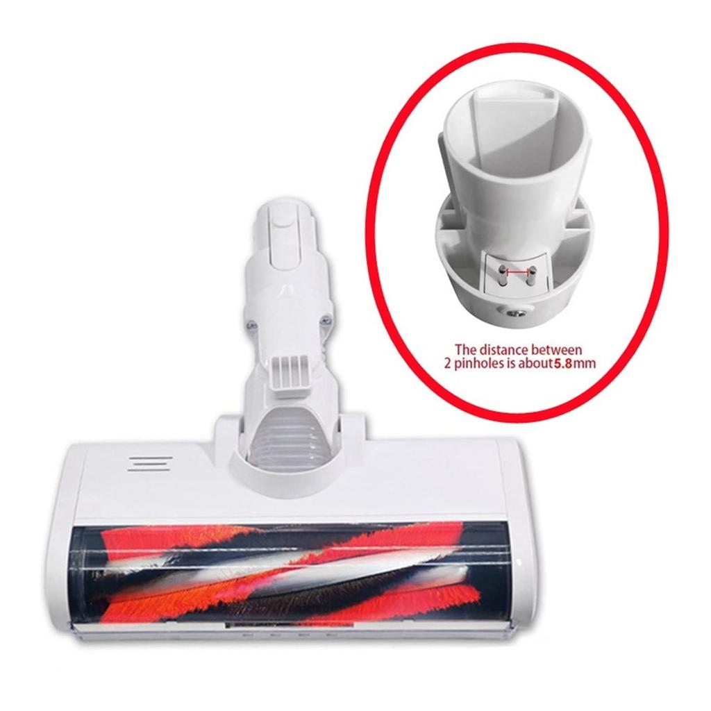 Bezdrátový vysavač, Elektrický podlahový kartáč Měkký sametový válec Sací hlava