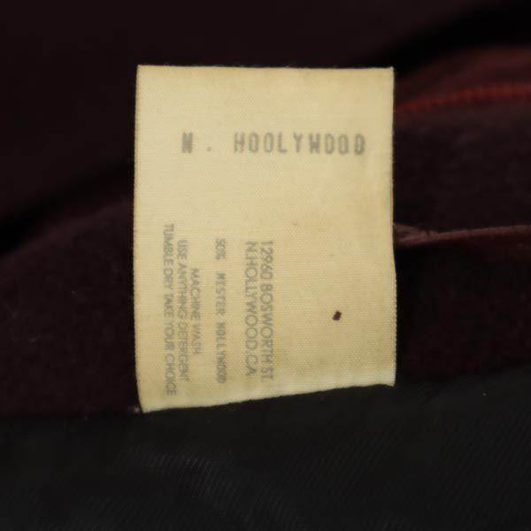 N.HOOLYWOOD Made In Japan Wool Blend Hooded Jacket 38 Bordeaux Women Used