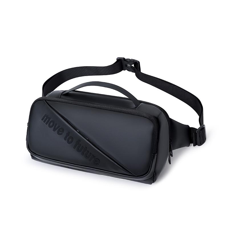 Men's Chest Bag Waterproof Crossbody Bag Multifunctional Sports Outdoor Shoulder Bag