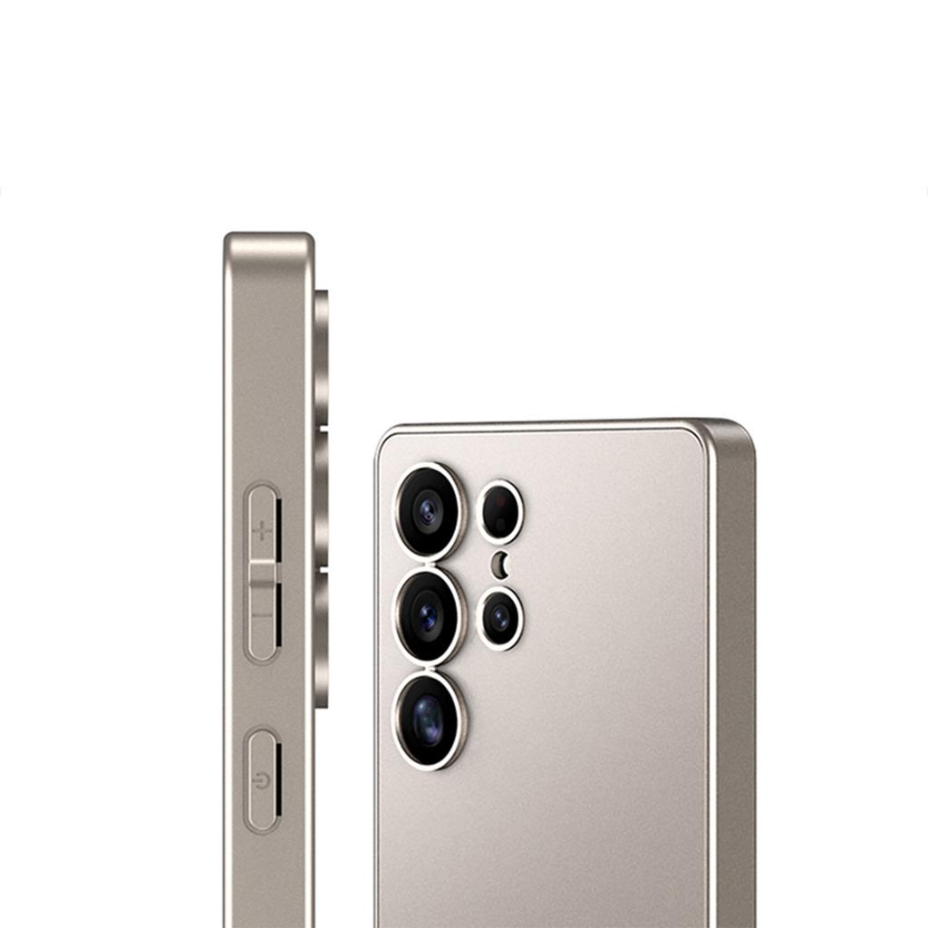 Original Soft Edges Phone Case For Samsung Galaxy S23 S24 S25 Ultra Fashionable Solid Skin Feel Shell S25Ultra Protective Cover