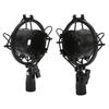 Microphone Shock Mount Holder Plastic Mic Anti Vibration Clip 47‑57mm for Live Streaming Recording Studio