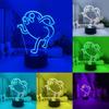 Jake Adventure Time The Dog Bend Over Figure 3d Night Light Acrylic Panel Base