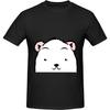 Cute Polar Bear T-Shirt Cotton Short Sleeve for Men Women T-Shirt