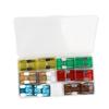 24Pcs Automotive Fuse Assortment Kit with Storage Box Zinc Alloy 20A 30A 40A 50A 60A 70A Car Fuse Se