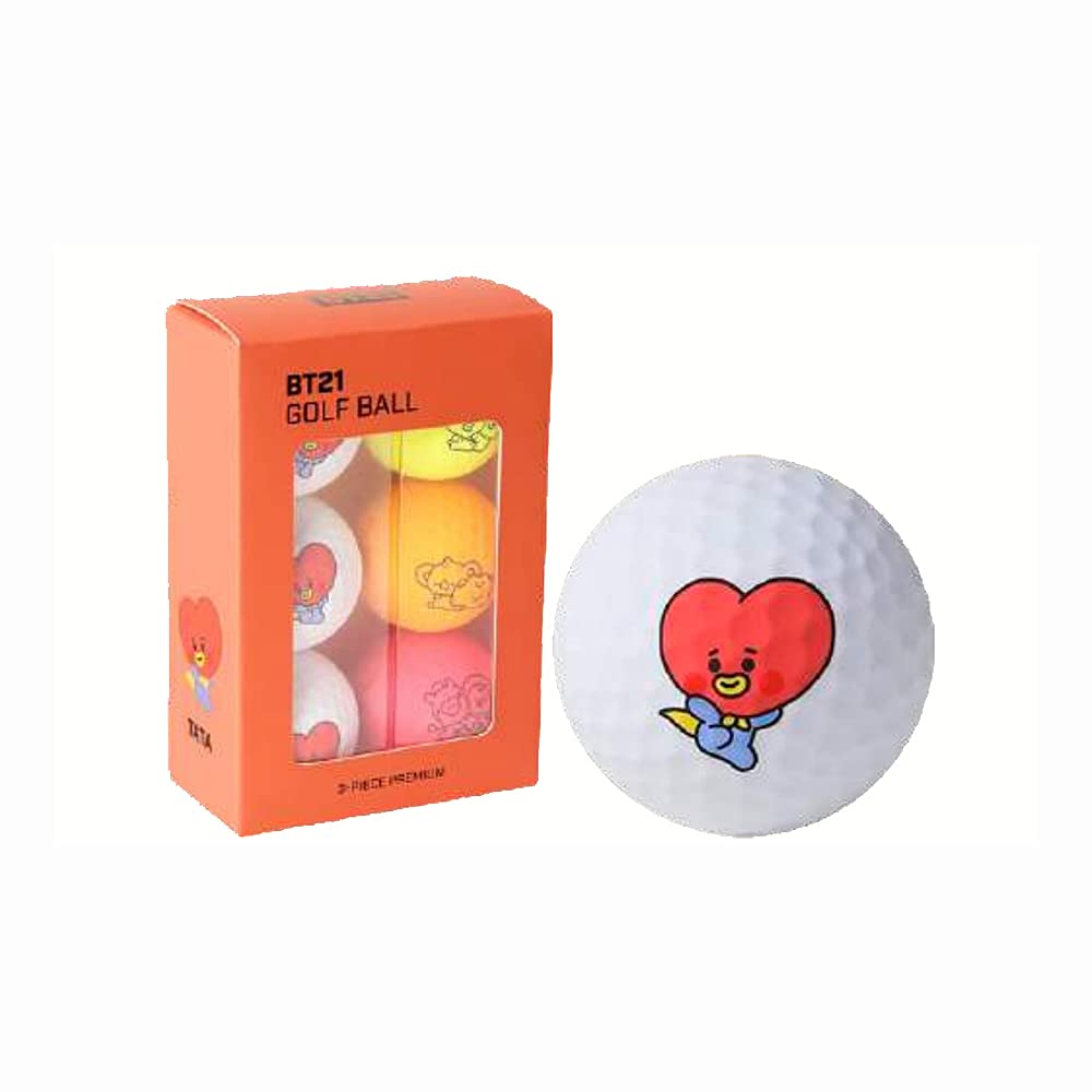 

Мячи для гольфа BT21 BABY Line МЯЧ МАТОВЫЙ TATA 6P 73000-470-010 (6 мячей) 73000-470-010