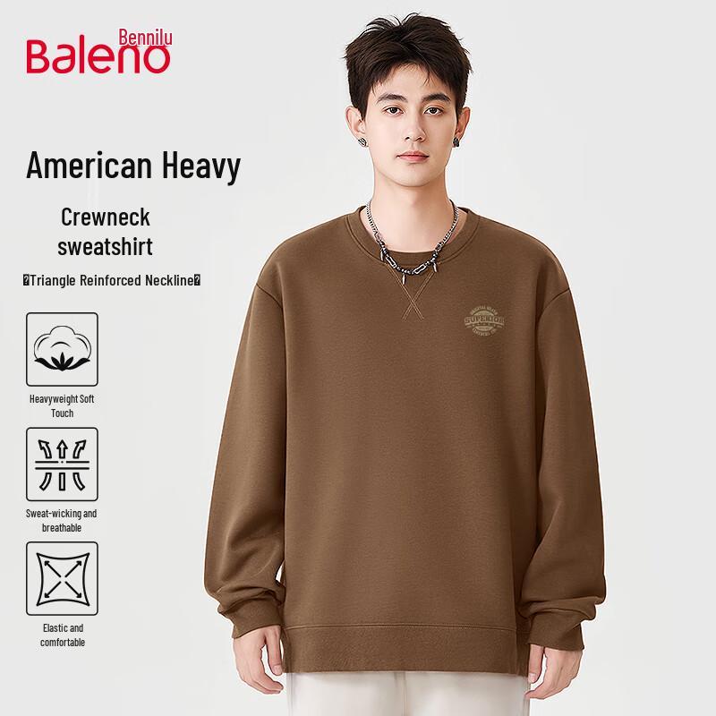 

Baleno Men s Heavyweight Fleece Crewneck Sweatshirt 4XL
