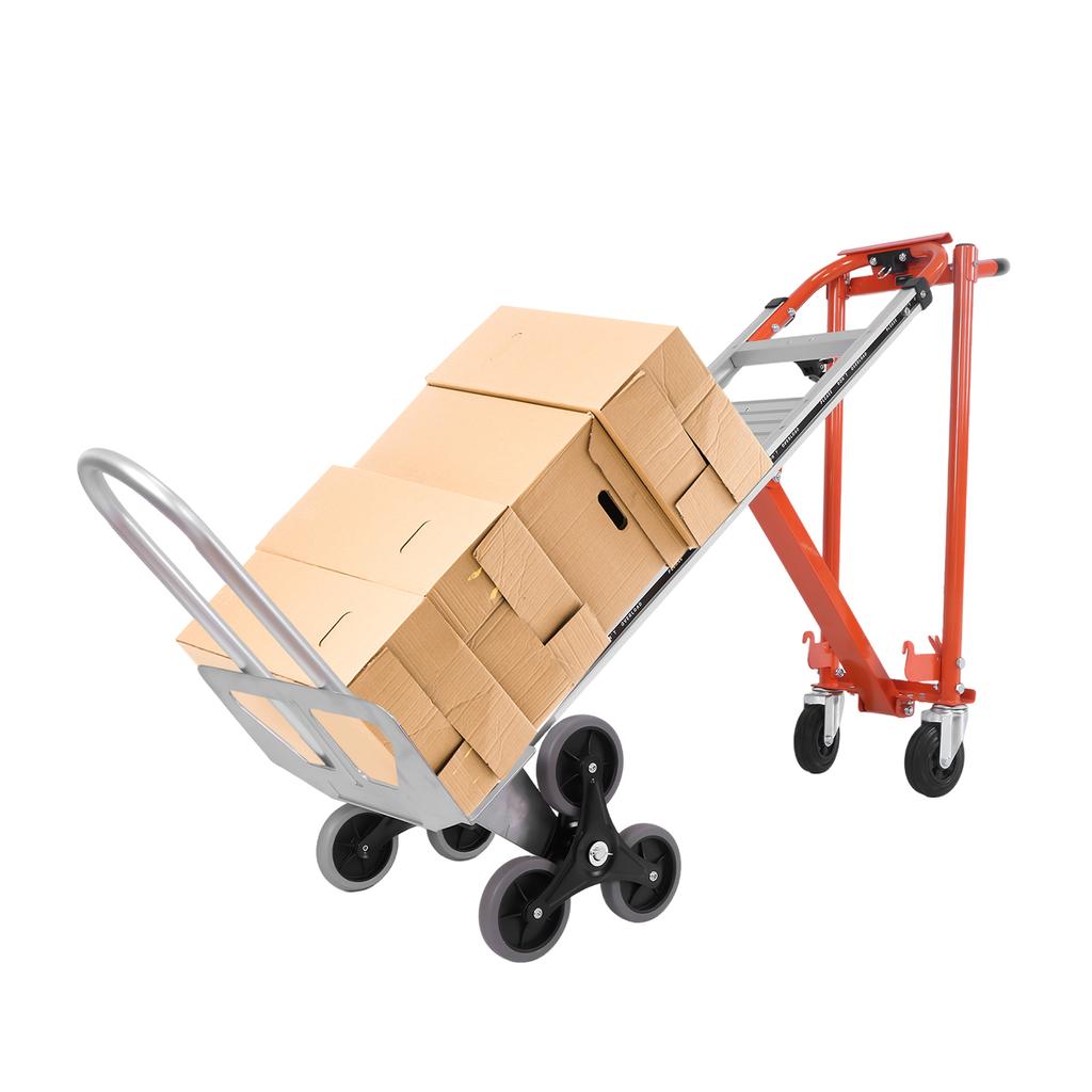 Heavy Duty Aluminum Hand Truck Dolly Cart with Wheel 3 In1 Aluminum Hand Truck with Loop Handle for Warehouse Shopping Airport