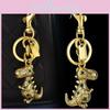Dinosaur Animal Metal Bag Charm With Gold And Silver Electroplate For Casual Style