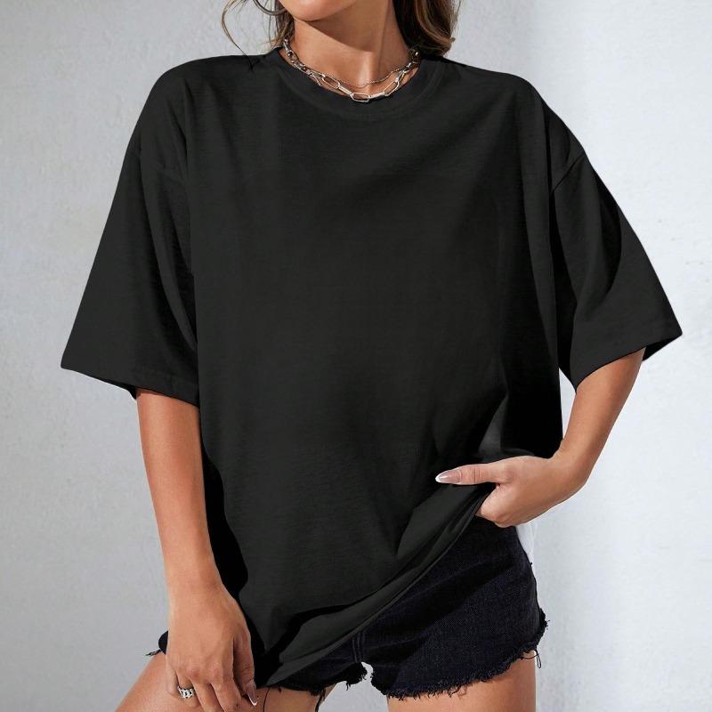 Summer Fashion Women's Clothing Blessed to Be Called Mom And Grandma Letter Printed Loose T-shirt Women's Casual Short Sleeved Top