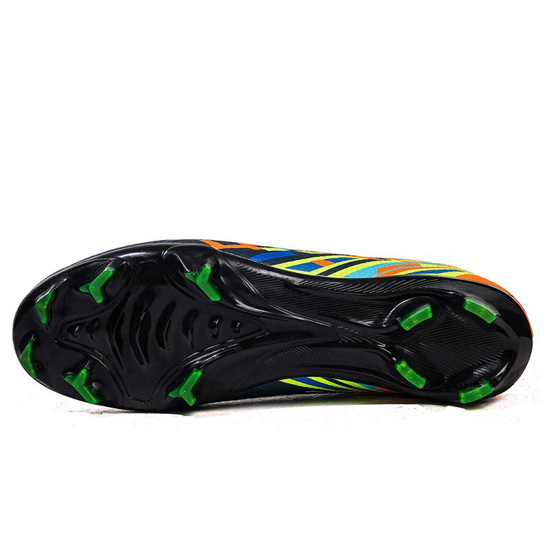 New Men Kids Soccer Shoes Cleats Football Boots Sports Long Studs Shoes for Training Competition