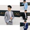Giacca Blazer Slim Fit a Un Bottone Cappotto Formale da Lavoro In 7 Colori**