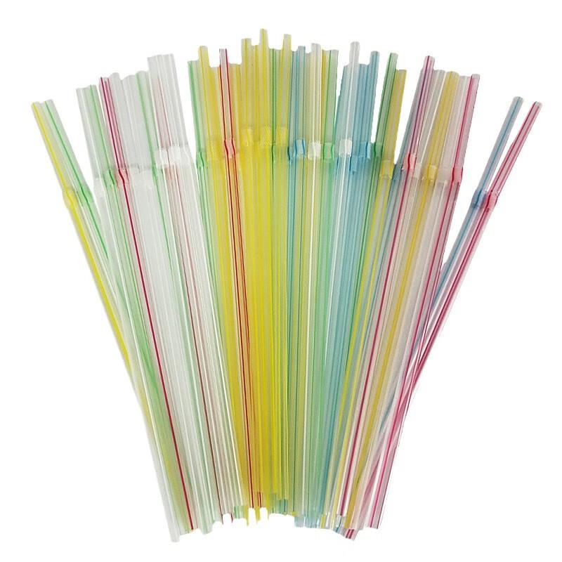 

ZISIZ Disposable PP Juice Bent Straws
