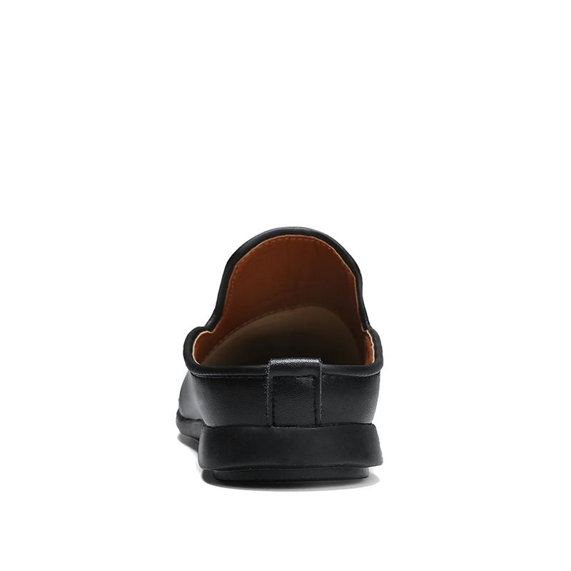 Men's Leather Slippers Sandals Loafers