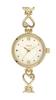 [Follow] Fragola Nickel-Free Heart Bracelet Watch N04922A-4 GD Women's Gold Watch