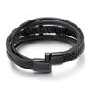 Stainless Steel Cross Bracelet Multilayer Men's Bracelet Classic Cuff Bracelet