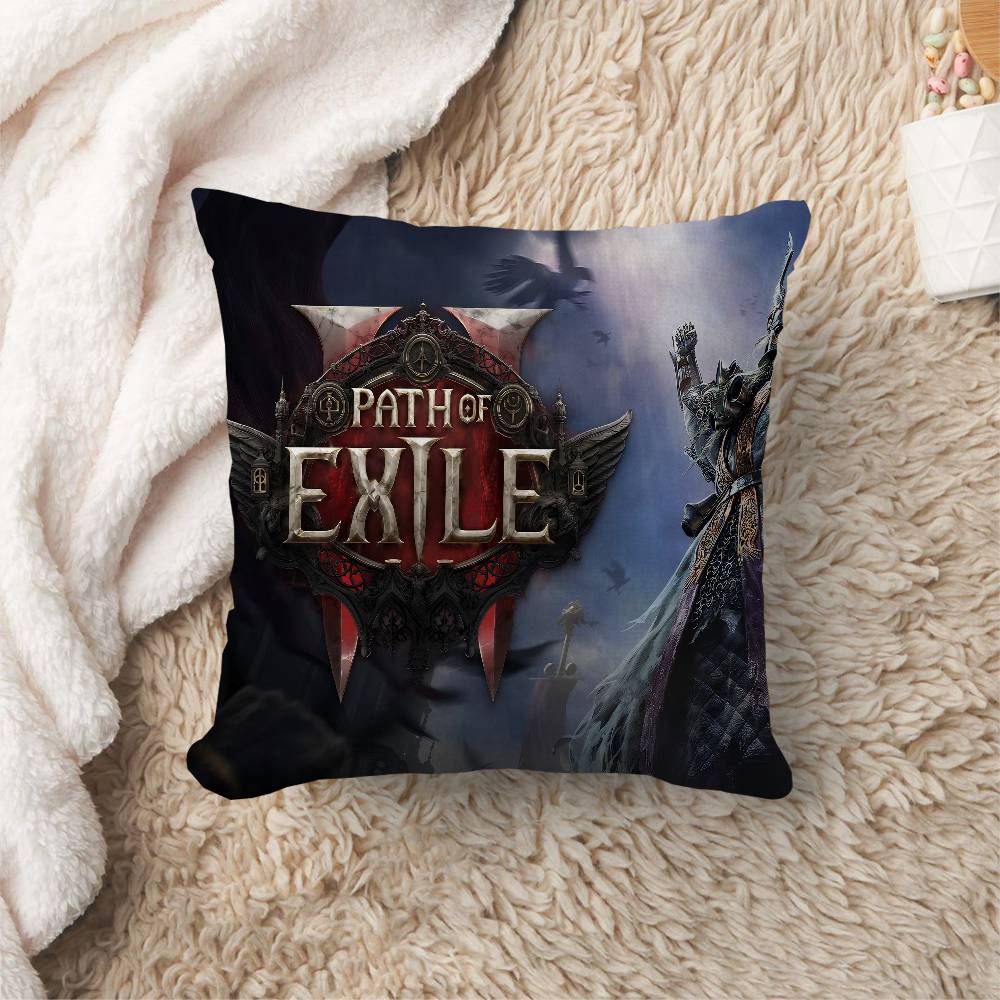 PPath OOf EExile Cushion Cover Polyester Sofa Cushions Decorative Throw Pillows Home Decoration Pillowcover