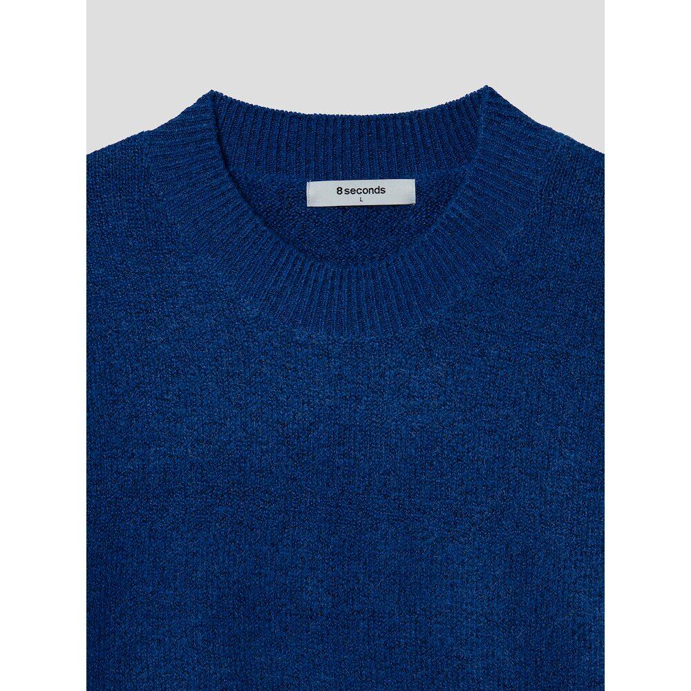 8seconds Brushed Mock Neck Knit Blue