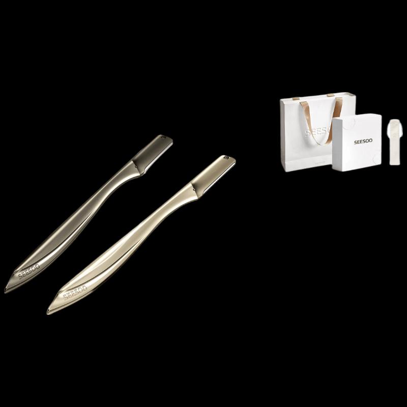 Qisoo Women s 304 Stainless Steel Safety Eyebrow Razor