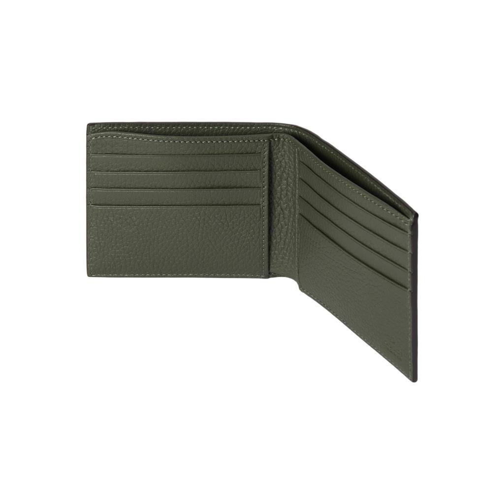 Gucci Jumbo GG Double G Logo Embossed Flap Leather Wallet Men wallet Dark-Green 739475-AABY0-3346