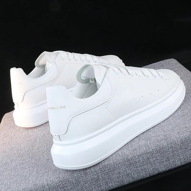 Luksus Originalt Merkedesign Dame Herre Sneakers Gratis Frakt Kampanje Mote Bokstavtrykk Hvite Brettsko Fritids Tenni