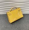 2025 New Leather Women's Bag Crocodile Pattern Generation  Bag High-end Chain Portable Shoulder Messenger Bag Cross-border