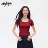 MJ STYLE Basic Short Sleeve T-Shirt
