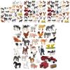 Realistic 34 Piece Mini Farm Animal Model Set Featuring Pvc Chicken Duck Pig Dog Cat Cow Sheep Horse Donkey Figurines
