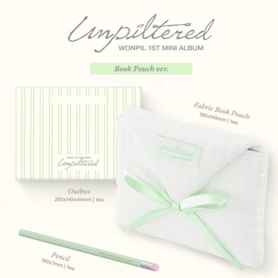 [Pre-Order Benefit] WONPIL (DAY6) - Unpiltered (Book Pouch Ver.)