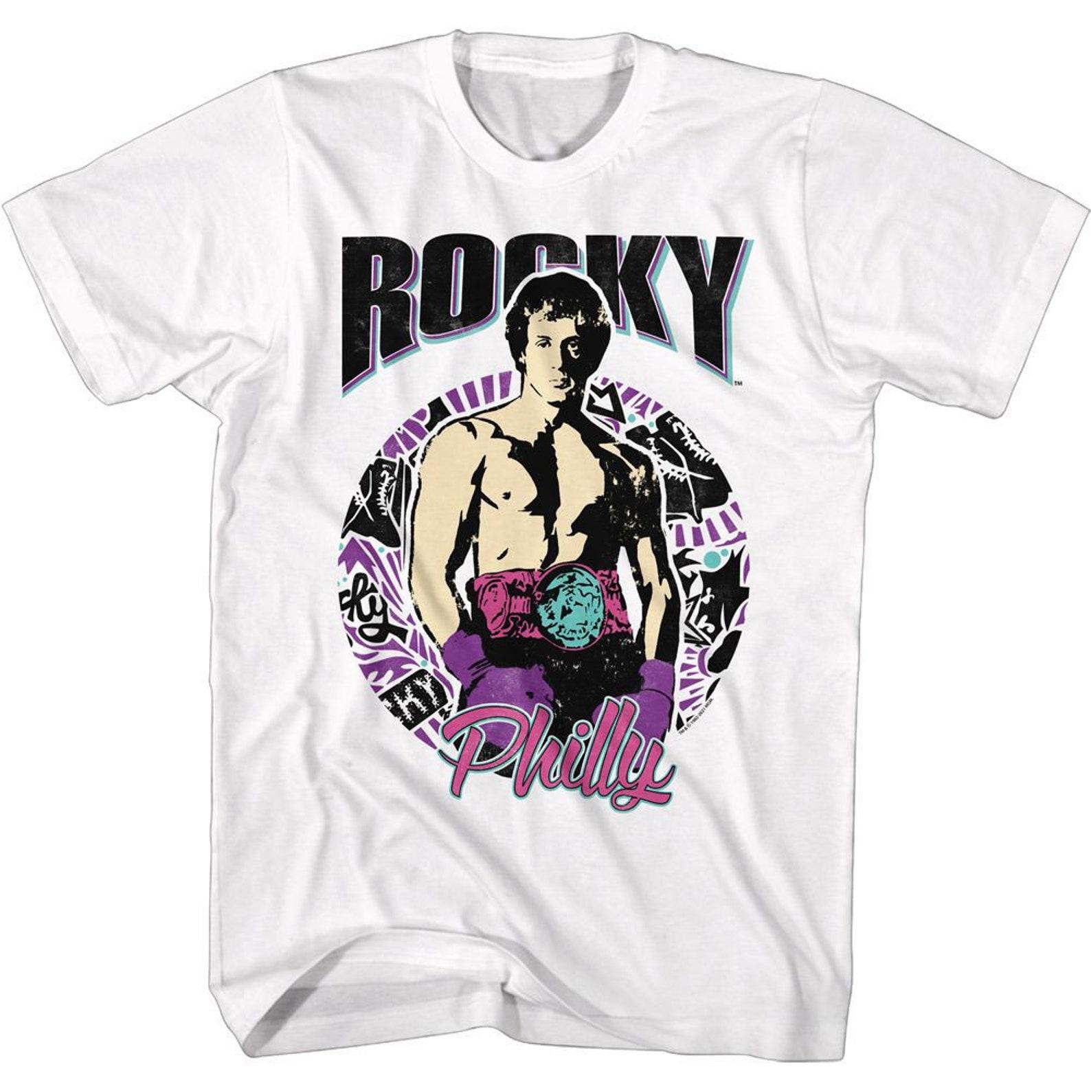 Rocky Philly Circle White T-Shirt XL