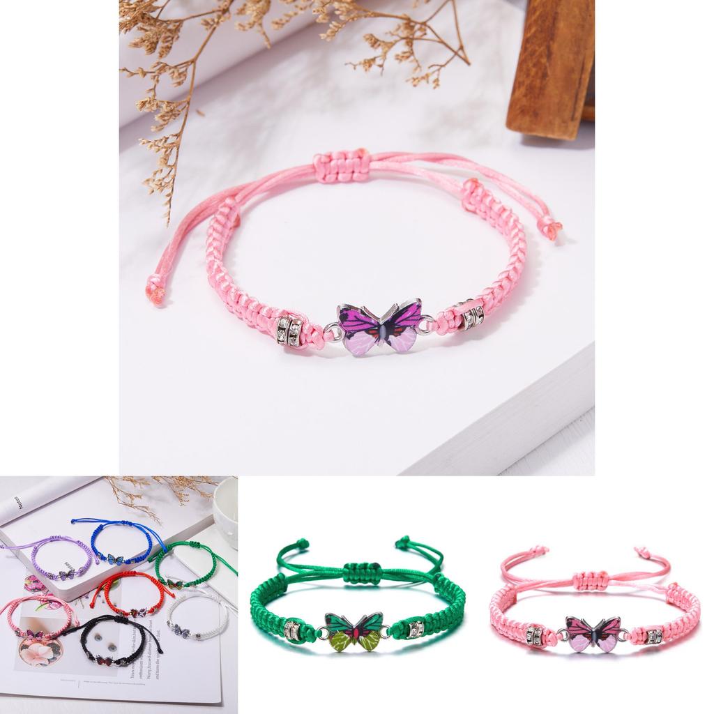 Style Geometric Handwoven Bracelet With Alloy Accents For Gift Giving