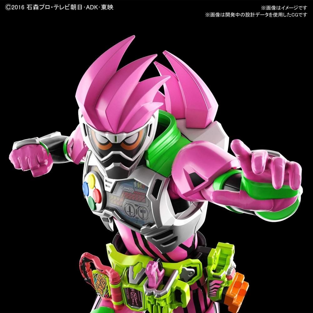 Model de plastic cu coduri de culoare pentru jucător de acțiune standard Kamen Rider Ex-Aid Nivel 2