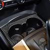 Carbon Fiber Car Accessories Center Cup Holder Panel Modified Interior Trim Cover Soft Sticker For Alfa Romeo Giulia 2017-