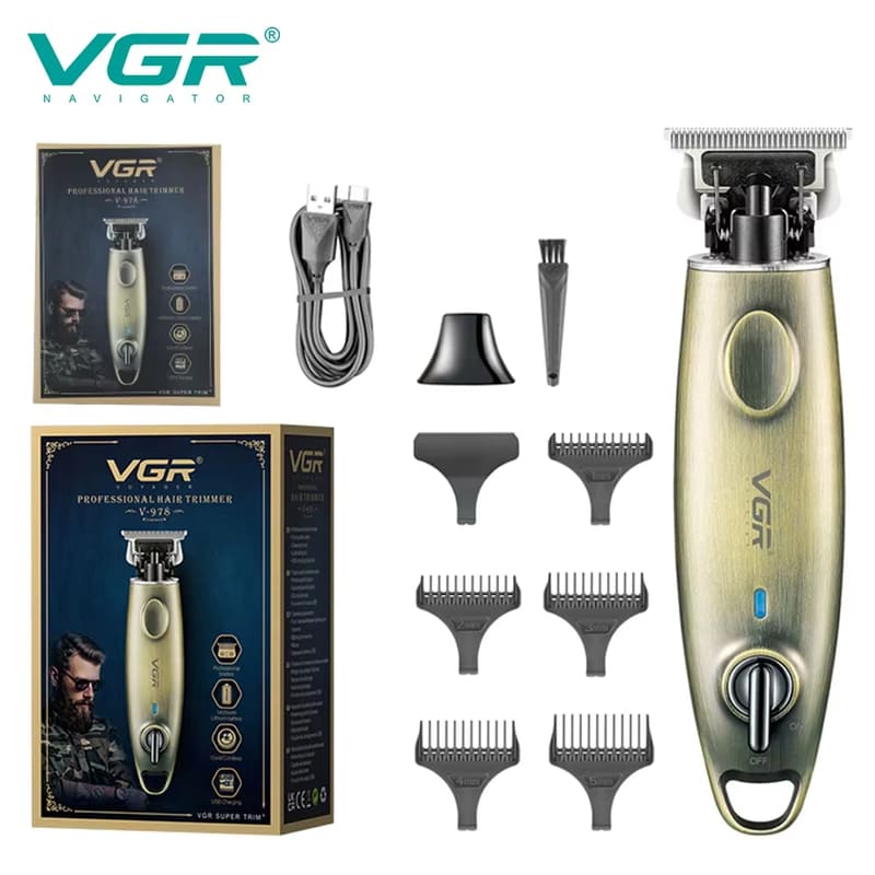 New Hair Salon Hair Clipper Barber Shop Dedicated Rechargeable High-power Stainless Steel Waterproof Men's Professional Electric Hair Clipper