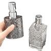 Glass Soap Dispenser Foam Soap Dispenser with Diamond Glass Refillable Hand Soap Dispenser Worktop Soap Dispenser