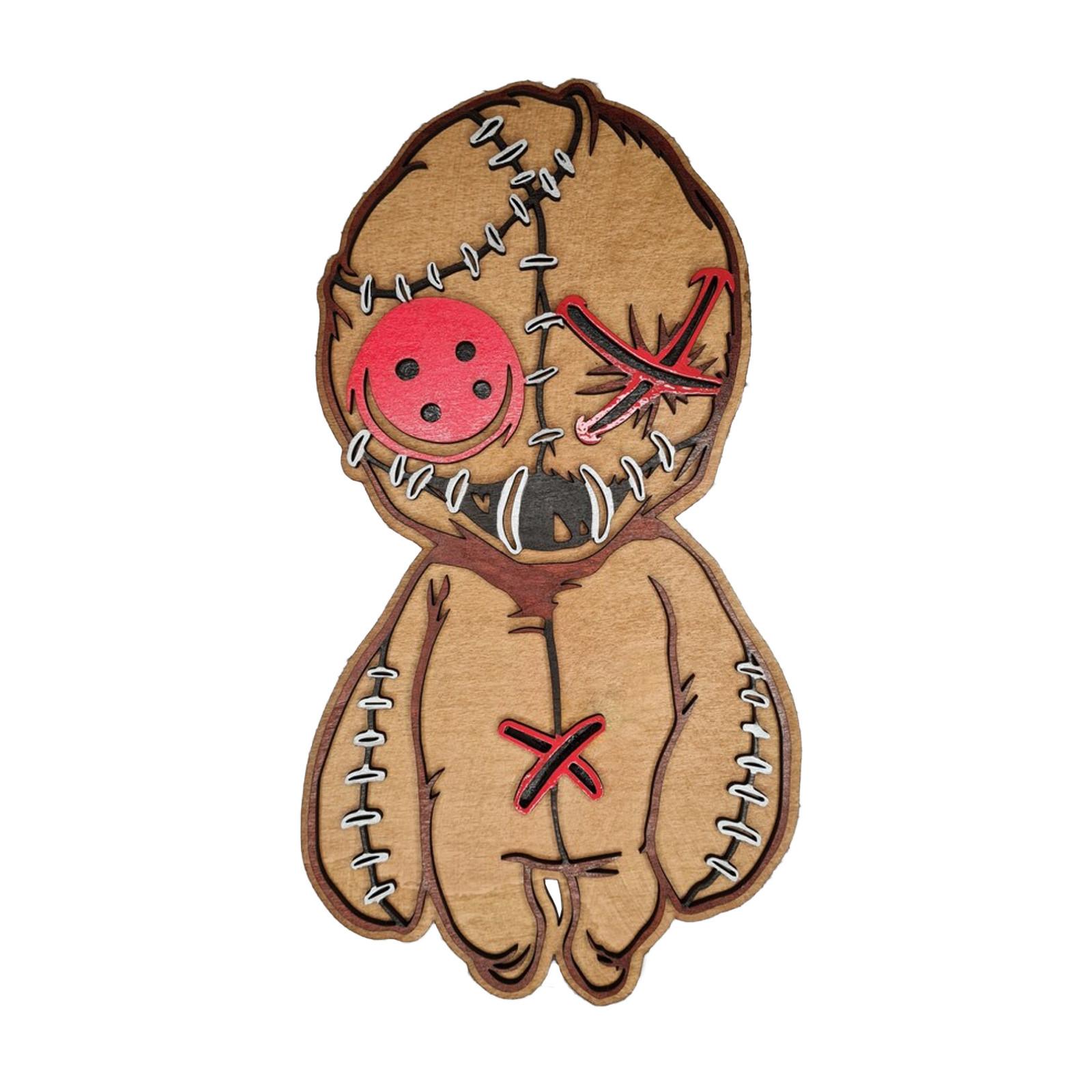 

Деревянные карты Кукла Вуду - Доски Уиджи, Домашний декор, Забавные карты для розыгрышей One Size