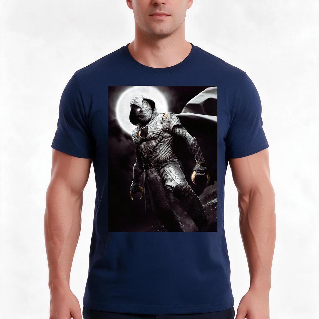 Moon Knight 2022 Tshirt Summer Casual Cotton Tee Oversized Streetwear Tops Vintage Graphic Print Loose Fit Short Sleeve