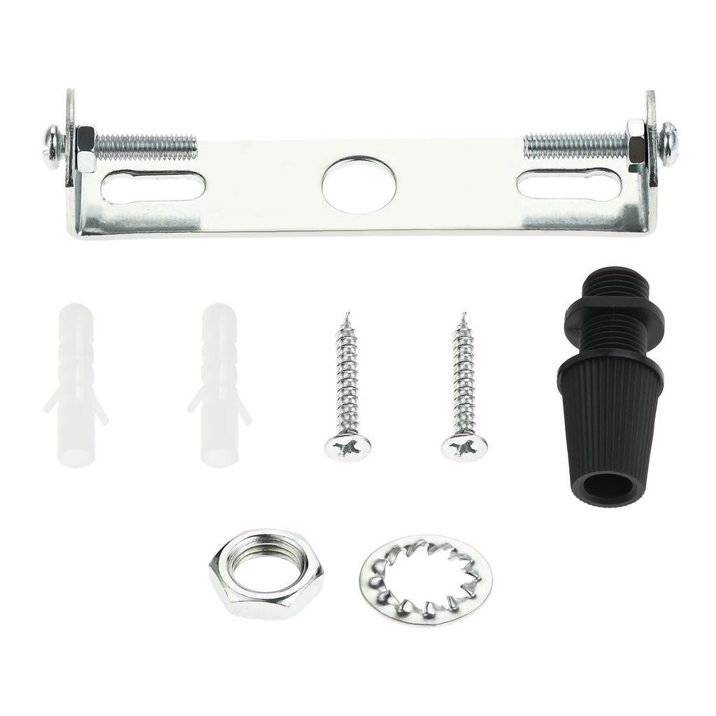 4 Sets Ceiling Light Plate Kit Light Fixture Mounting Bracket Plate for Home Office Pendant Wall Light with Screw Washer Nut