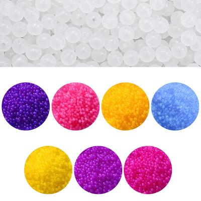 Lot de 20 g/sac de perles en acrylique de 8 mm qui peuvent changer de couleur sous la lumière UV pour bricolage, bracelets, colliers, boucles d'oreilles, accessoires de bijoux